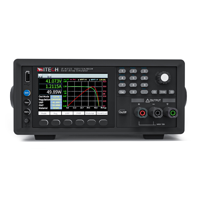 ITECH IT-N2100 태양전지 어레이 시뮬레이터 전면 패널 이미지