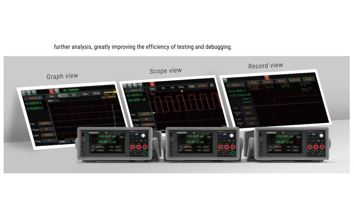 ITECH IT2800 Graph View Scope View Record View 그래픽 측정 화면