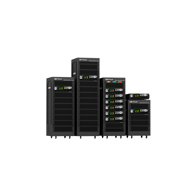 ITECH IT6600D 고전력 DC 전원공급기 병렬 확장 랙 시스템 구성 이미지