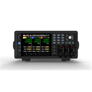 ITECH IT-N6300 트리플 채널 DC 전원공급기 전면 패널 4.3인치 컬러 LCD 출력 단자 이미지