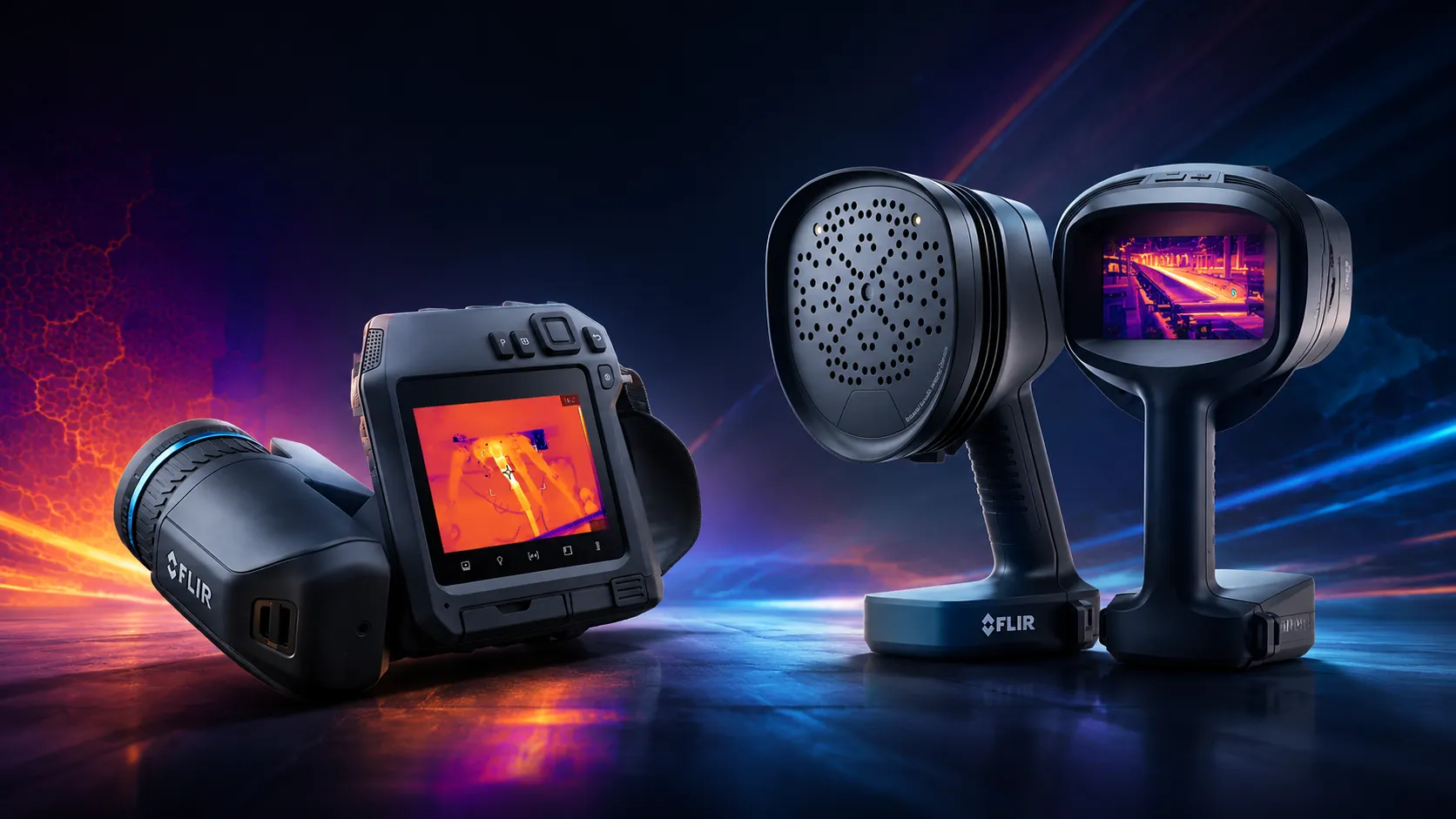 FLIR 열화상 카메라 산업 진단 및 전기 기계 검사 솔루션 브랜드 소개 이미지
