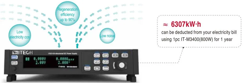 아이텍 ITECH IT-M3400 배터리 충방전 테스트 기능 설명 이미지