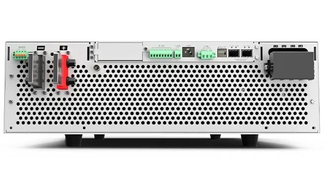 아이텍 ITECH IT6000D 고출력 DC 전원공급기 후면 출력 단자와 통신 인터페이스 이미지