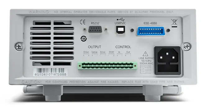 아이텍 ITECH IT6100B 프로그래머블 DC 전원공급기 후면 RS232 USB GPIB 및 원격 센스 단자 이미지