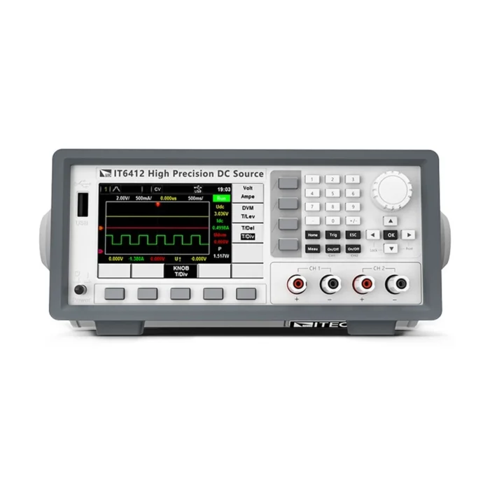 아이텍 ITECH IT6400 양극성 DC 전원공급기 전면 디스플레이와 조작부 썸네일 이미지