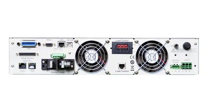 아이텍 ITECH IT6500 와이드레인지 DC 전원공급기 후면 출력 단자와 통신 인터페이스 이미지