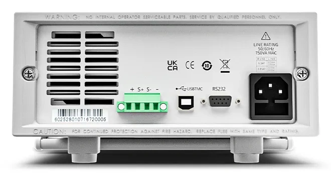 아이텍 ITECH IT6800A/B Single Channel DC 전원공급기 후면 USB RS232 원격 센스 단자 이미지