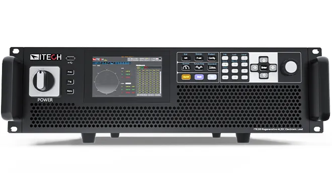 아이텍 ITECH IT8200 전면 터치스크린 조작 패널 제품 이미지