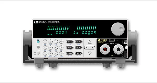 아이텍 ITECH IT8500G+ ATE 프로그래머블 DC 전자부하 전면 사선 제품 이미지