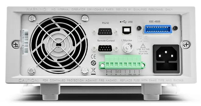 아이텍 ITECH IT8912E 후면 RS232 USB GPIB 단자와 원격 제어 인터페이스 이미지