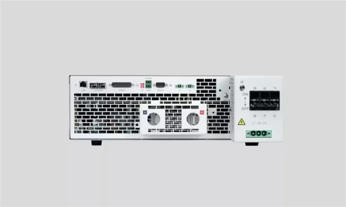 엔지아이 NGI N35500 후면 AC 입력과 DC 출력 단자 및 통신 인터페이스 이미지