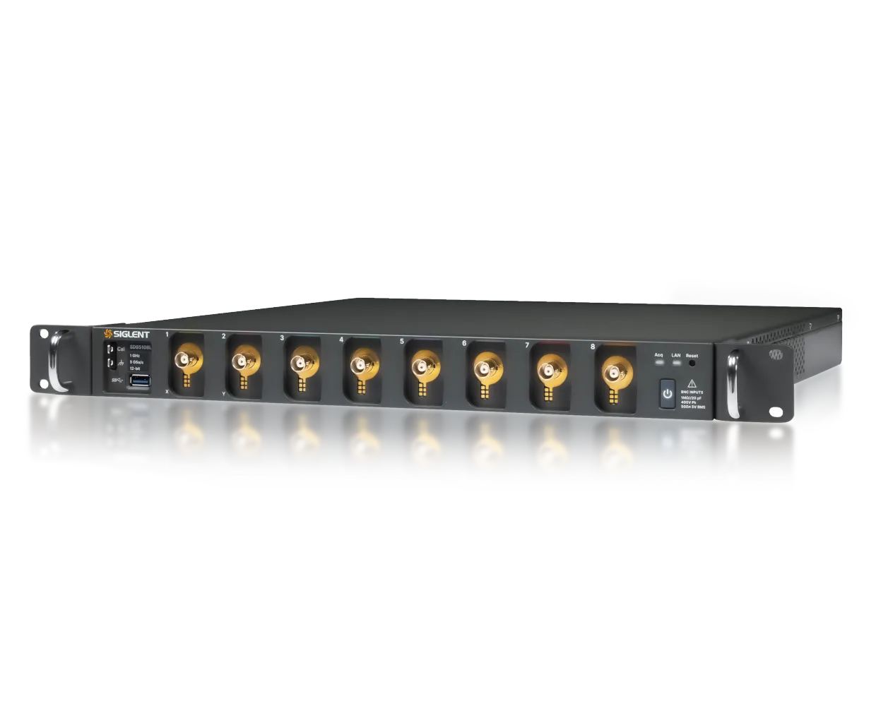 시글런트 SIGLENT SDS5000L 후면 인터페이스와 연결 단자 이미지