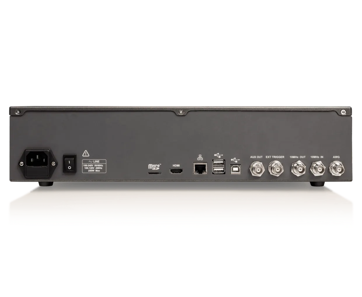 시글런트 SIGLENT SDS6000L 후면 인터페이스와 동기 입출력 단자 이미지