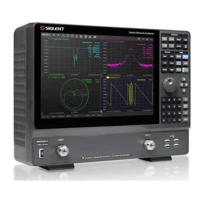 시글런트 SIGLENT SNA5000X-E 벡터 네트워크 분석기 전면 사선 썸네일 이미지