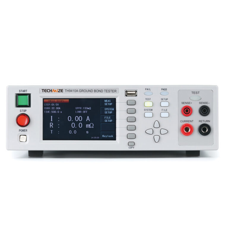 ECHMIZE TH9410A TH9411A Ground Bond Tester 접지저항 시험기 전면 제품 이미지